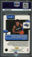 2022 Paolo Banchero PSA 10 Donruss Optic Holo Fast Break Prizm #221