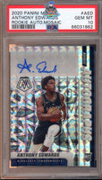 2020 Panini Mosaic Anthony Edwards Rookie Auto Mosaic #AED PSA 10 66031862