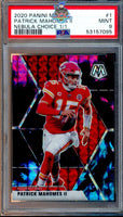 2020 Panini Mosaic Patrick Mahomes Nebula Choice #1 1 of 1 PSA 9 53157095