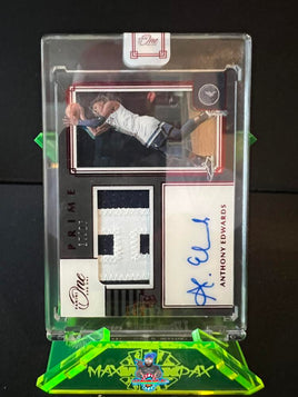 2020 Panini One and One Anthony Edwards Rookie Jersey Auto Prime Red #PRJ-AED 17 of 25 UG