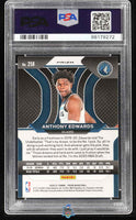 2020 Prizm Anthony Edwards Ruby Wave #258 PSA 10