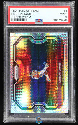 2020 Prizm LeBron James Hyper Prizm #1 PSA 9