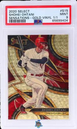 2020 Shohei Ohtani PSA 9 Select Sensations Gold Vinyl #S15 1/1