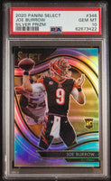 2020 Select Silver Prizm Joe Burrow Rookie Field Level #346 PSA 10