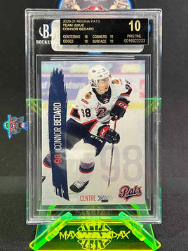 2020 Regina Pats Connor Bedard Team Issue BGS BL 0016922233