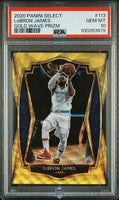 2020 Select LeBron James Gold Wave Prizm #113 PSA 10