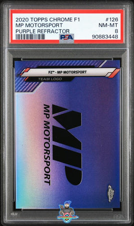 2020 MP Motorsport PSA 8 Topps Chrome Purple Refractor #126 /399 90883448