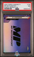 2020 MP Motorsport PSA 7 Topps Chrome Purple Refractor #126 /399 90883449