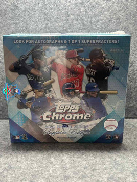 2020 Topps Chrome Baseball Update Series Sapphire Box - Pack Break