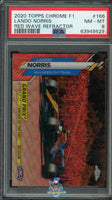 2020 Topps Chrome F1 Lando Norris Red Wave Refractor #166 1 of 5 PSA 8 63949529