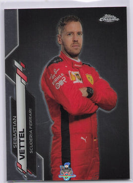 2020 Topps Chrome Formula 1 Sebastian Vettel Series Raw