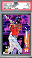 2020 Yordan Alvarez PSA 10 Topps Chrome Pink Refractor #200