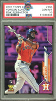 2020 Yordan Alvarez PSA 10 Topps Chrome Pink Refractor #200