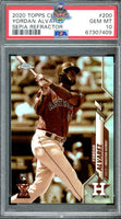 2020 Yordan Alvarez PSA 10 Topps Chrome Sepia Refractor #200