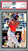 2020 Yordan Alvarez PSA 10 Topps Chrome XFractor #200