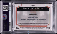 2020 Topps Dynasty Ronald Acuna Jr. PATCH AUTO  #DAP-RA2 4 of 10 PSA 10 84191962