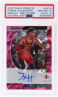 2020 Tyrese Haliburton PSA 10 Prizm Rookie Auto #PATH /25