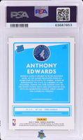 2020 Anthony Edwards PSA 10 Donruss Purple Laser #201 96/99