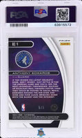 2020 Anthony Edwards PSA 10 Flux Titan Rookies Gold #4 5/5