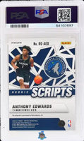 2020 Anthony Edwards PSA 10 Mosaic Rookie Script Gole #RSAED