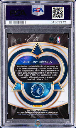2020 Anthony Edwards PSA 10 Select Rookie Phenonmenon Gold #1 2/10