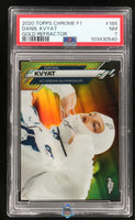 2020 Daniil Kvyat PSA 7 Topps Chrome F1 Gold Refractor #185 40/50