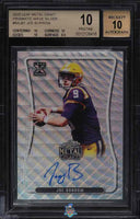 2020 Joe Burrow BGS 10 10 Leaf Metal Draft Prismatic Wave Silver #BAJB1 19/50