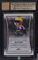 2020 Joe Burrow BGS 10 10 Leaf Metal Draft Prismatic Wave Silver #BAJB1 19/50