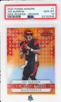 2020 Joe Burrow PSA 10 Honors 2002 Rookies Orange #1 13/25