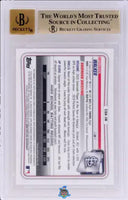 2020 Jordan Walker BGS 9.5 10 Bowman Chrome Draft Red Wave Auto Refractor 5/5
