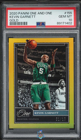 2020 Kevin Garnett PSA 10 One and One Gold #155 1/10