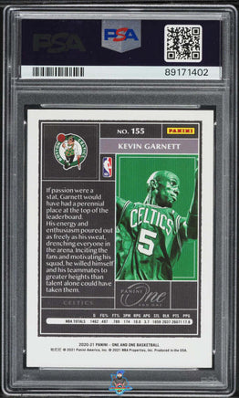 2020 Kevin Garnett PSA 10 One and One Gold #155 1/10