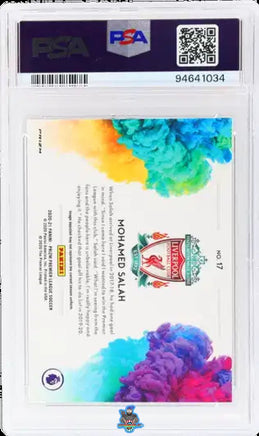 2020 Mohamed Salah PSA 10 Prizm P/L Color Blast #17