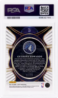 2021 Anthony Edwards PSA 10 Panini Select Phenomenon Gold Prizm #27 /10