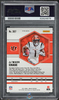 2021 Ja'Marr Chase PSA 10 Mosaic White Sparkle #307
