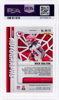 2021 Nick Bolton PSA 10 Mosaic Rookie Auto Mosaic Gold Mosaic #RA75 /10