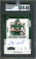 2021 Panini Contenders Zach Wilson Rookie Ticket Auto #102 SGC 8.5 Auto 10 6017686