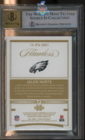 2021 Panini Flawless Jalen Hurts Patch Auto Bronze #PAJHU 4 of 6 BGS 8.5 Auto 10 0015350900