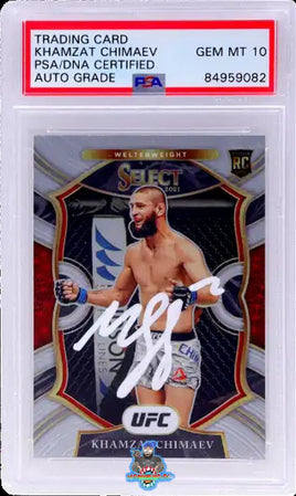 2021 Khamzat Chimaev PSA 10 Select Concourse Auto #57