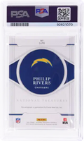 2021 Philip Rivers PSA 10 National Treasures Auto Gold #SPR /35