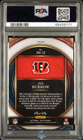 2021 Select Joe Burrow Select Numbers Black Prizm 1/1 #SN12 1/1 PSA 9