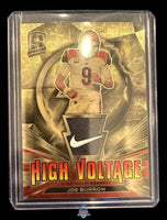 2021 Joe Burrow Raw Spectra Gold Vinyl Nike Swoosh 1/1 #HVJB /1 2021-ps-jb-hcjb-1-1