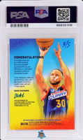 2021 Stephen Curry PSA 10 10 Tyson Beck Icon Dual Auto Rainbow Foil #NA 3/5