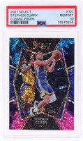 2021 Stephen Curry PSA 10 Select Premier Level Cosmic Prizm #121