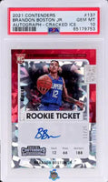 2021 Brandon Boston PSA 10 Contenders Rookie Cracked Ice Auto #137 11/25