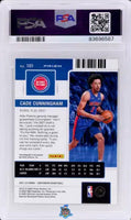 2021 Cade Cunningham PSA 10 Contenders Rookie Auto Ticket Prem Green Shmr #101