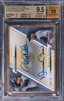 2021 Jeter Rivera BGS 9.5 10 Topps Gold Label Dual Frame Auto #FDAJR 4/10