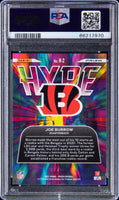 2021 Joe Burrow PSA 10 Prizm Hype Gold Vinyl #H2 4/5