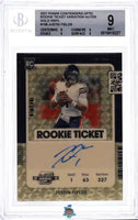 2021 Justin Fields BGS 9 Contenders Optic Rookie Ticket Gold Vinyl Auto #108 1/1