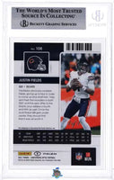 2021 Justin Fields BGS 9 Contenders Optic Rookie Ticket Gold Vinyl Auto #108 1/1
